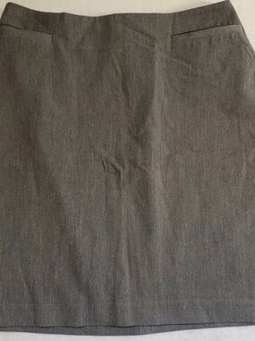 The Limited Stretch size 14 vintage 1990 short skirt heather gray